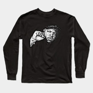 Ice Cube Halftone Long Sleeve T-Shirt